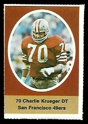 1972 Sunoco Stamps      590     Charlie Krueger